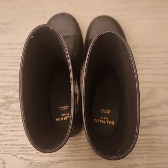 Balmain Girls Logo Motif Rain Boots Size 33 EU, 2 Kids US - Picture 5 of 9